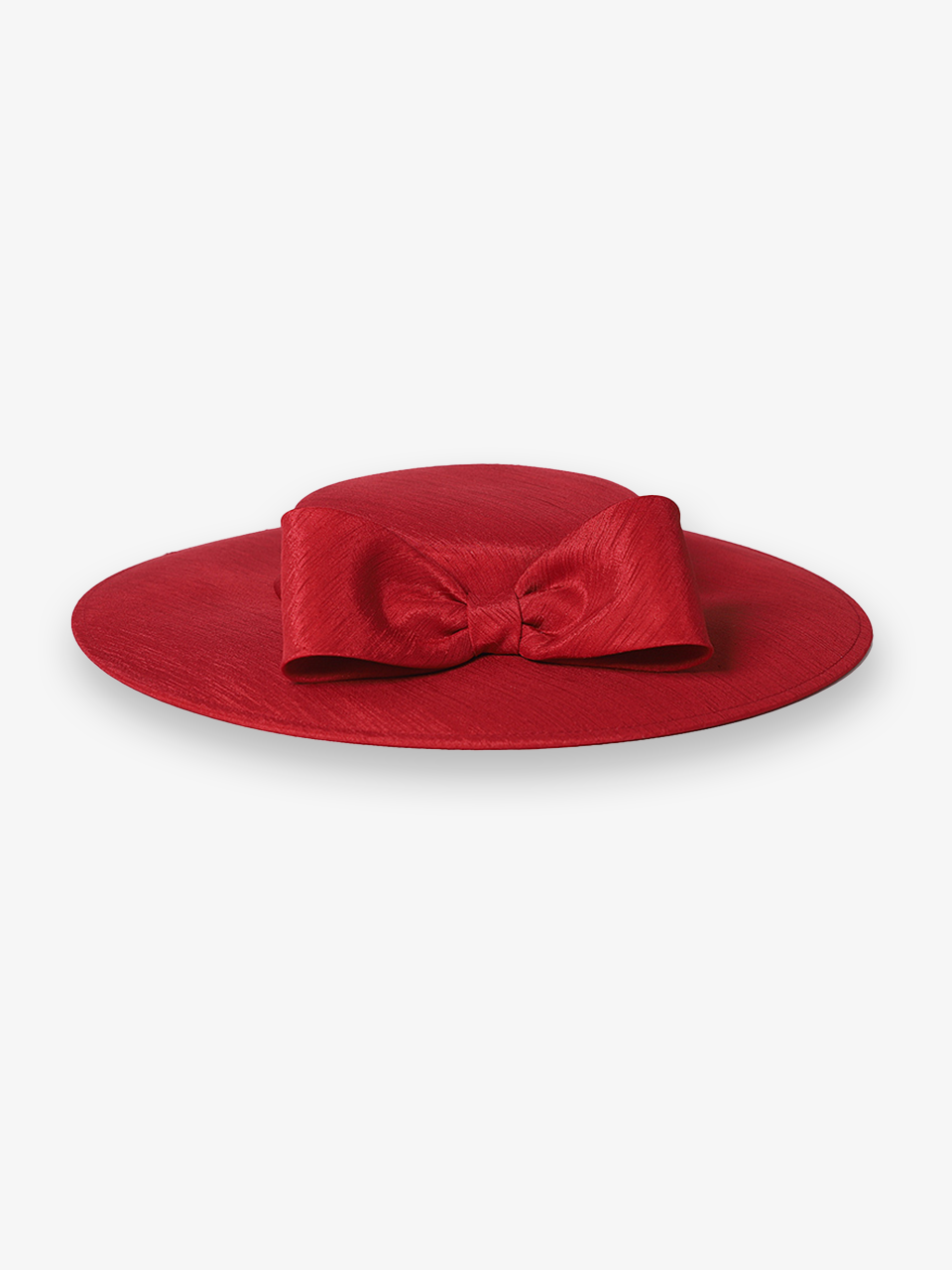 Bowknot Wide-Brimmed Hat