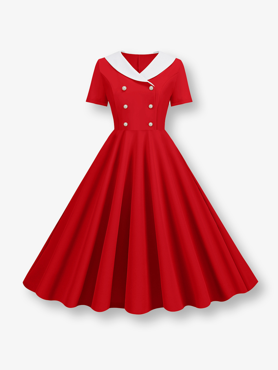 Pin Up Swing Midi Dress