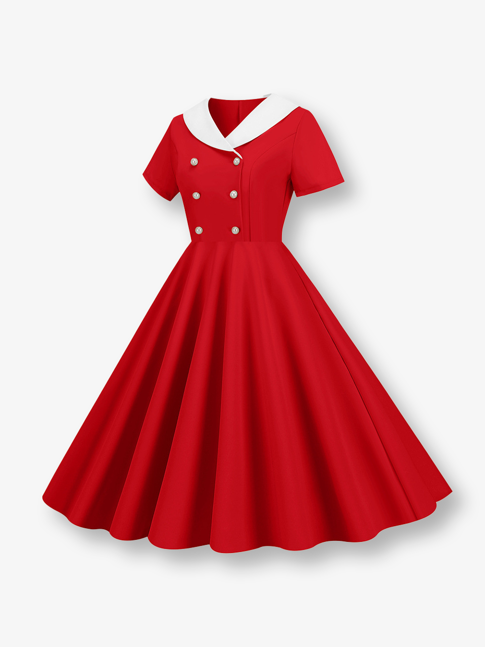 Pin Up Swing Midi Dress