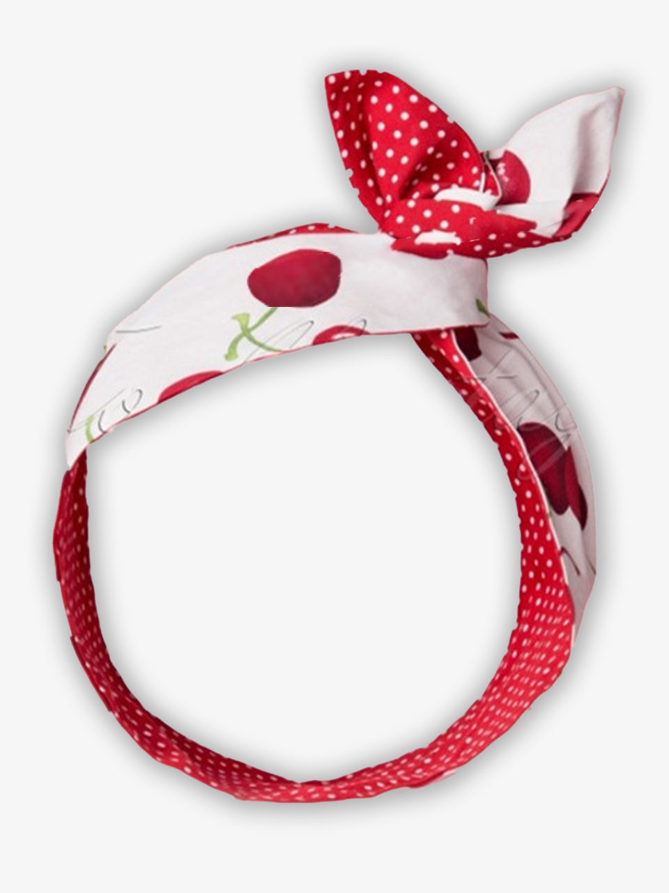 Red Plaid Headband with Bow Accent